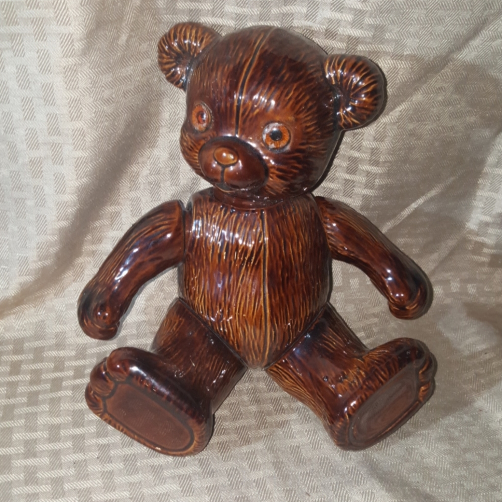 Vintage Ceramic Teddy Bears with Moveable Parts